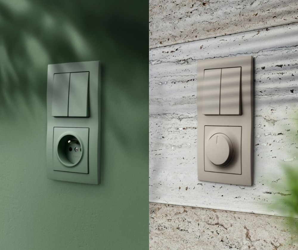 włącznik światła ze ściemniaczem seria As Ospel